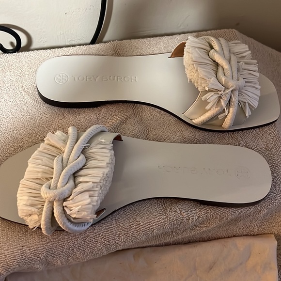 Tory Burch Rope Flat Slide - Picture 2 of 5